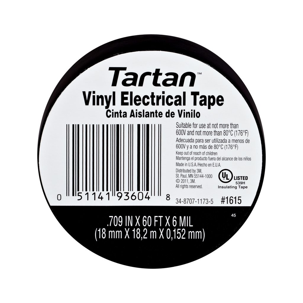 Vinyl Electrical Tapes – Commercial Grade Vinyl Electrical Tape  HTAPE-FLEX15-15x10 (710-00146)