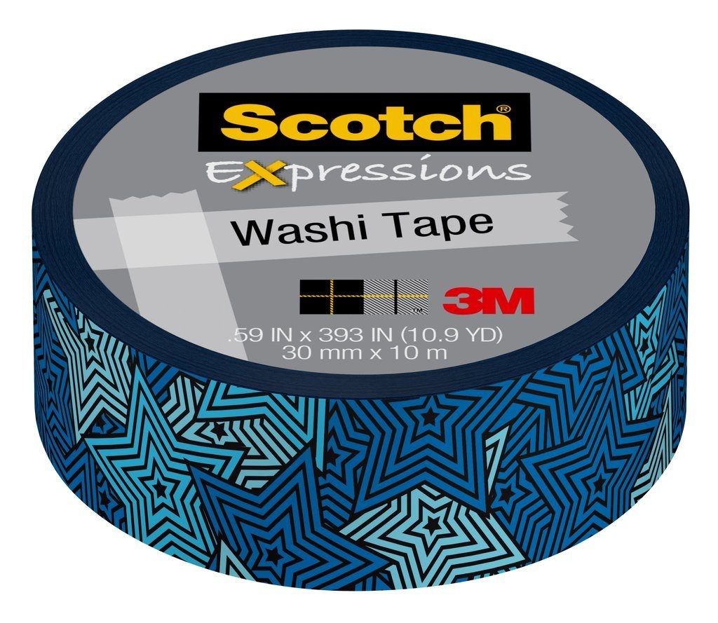 3M Scotch Washi Tape, Blue