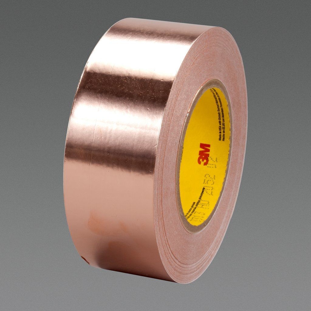 3M™ Conductive Copper Foil Tape 3313 Copper, 2 in x 18 yd 1.3 mil, 24