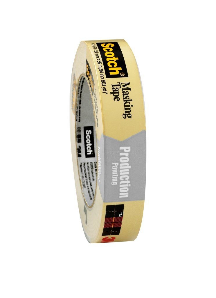 Scotch® Masking Tape for Production Painting 2020-18A-BK, 18 mm x 55 m, 48  per case Bulk, Restricted - Masking and Duct Tapes - Tape
