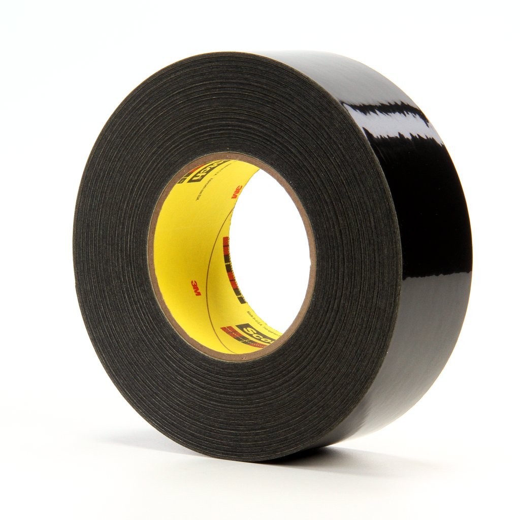 Scotch Solvent Resistant Masking Tape 226 Black, 1 in x 60 yd 10.6 Mil