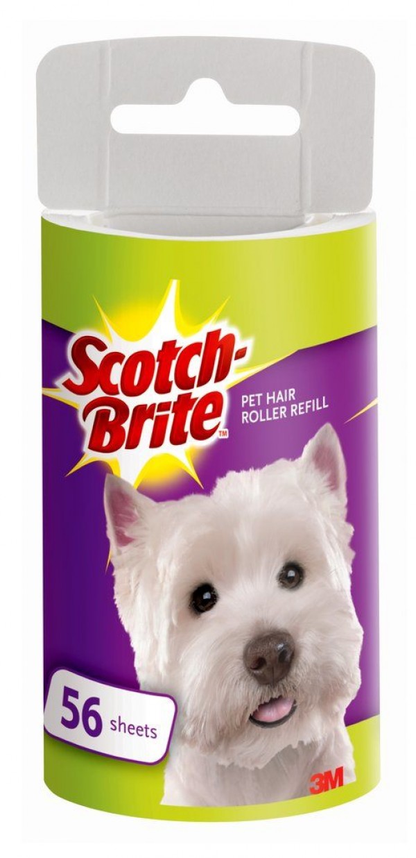 Scotch-Brite™ Pet Hair Roller Refill 839RFS-56, 12/cs