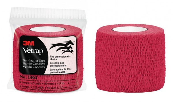3M™ Vetrap™ Bandaging Tape, 1404R Red