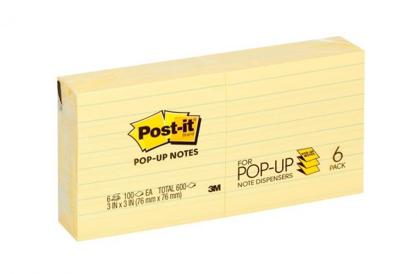 Post-it® Pop-up Notes R335, 3 in x 3 in