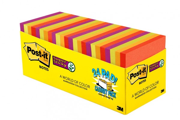 Post-it Super Sticky Notes | Energetic | 38x51 mm