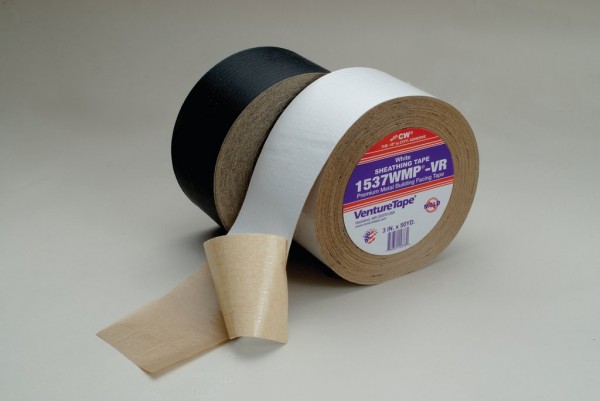 3M™ Venture Tape™ Metal Building Facing Tape 1537CW White, 6 in x 50 yd, 8 per case