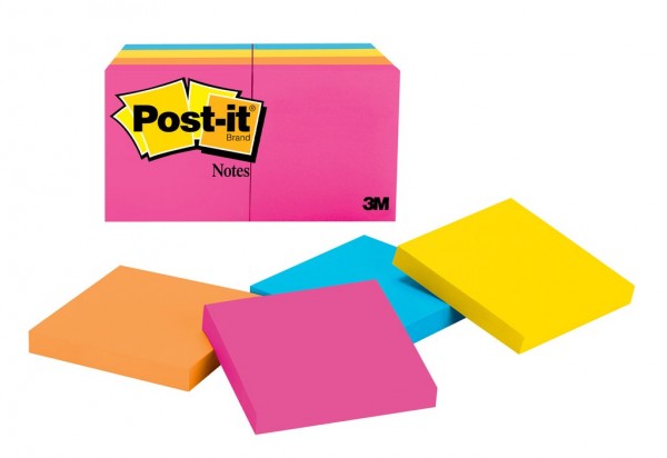 Post-it® Notes 654-8AN, 3 in x 3 in (76 mm x 76 mm)