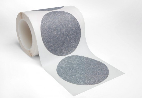3M™ Wetordry™ Polishing Paper 486Q, 15.0 Micron PSA Disc Roll, 5 in x NH x 125, 2 per case