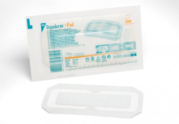 3M™ Tegaderm™ +Pad Film Dressing with Non-Adherent Pad 3590