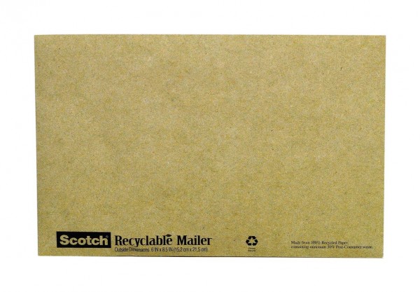 Scotch™ Padded Mailer 6913, 5.5 in x 8.5 in, Recyclable Mailer