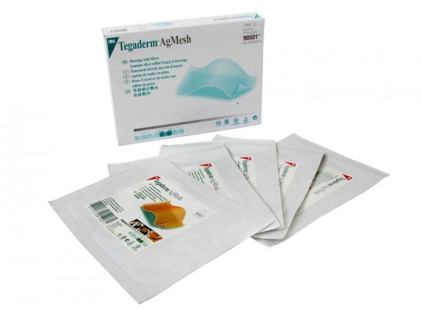 3M™ Tegaderm™ Ag Mesh Dressing with Silver 90501