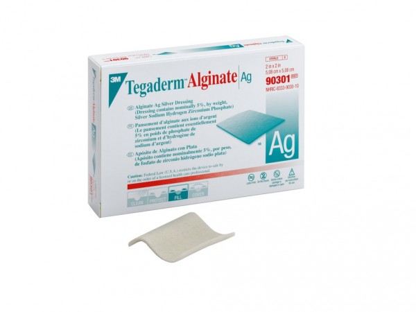 3M™ Tegaderm™ Alginate Ag Silver Dressing 90301