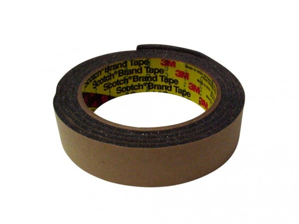 3M™ Urethane Foam Tape 4314 Charcoal Gray, 1/2 in x 18 yd 250.0 mil, 3 per box, 6 boxes per case