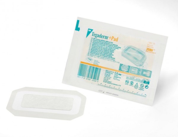 3M™ Tegaderm™ +Pad Film Dressing with Non-Adherent Pad 3589