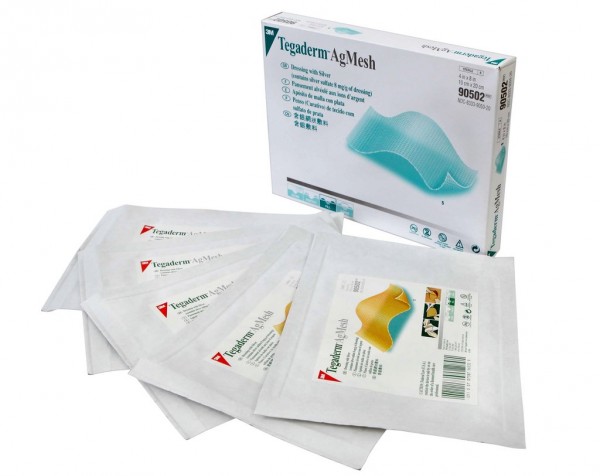 3M™ Tegaderm™ Ag Mesh Dressing with Silver 90502