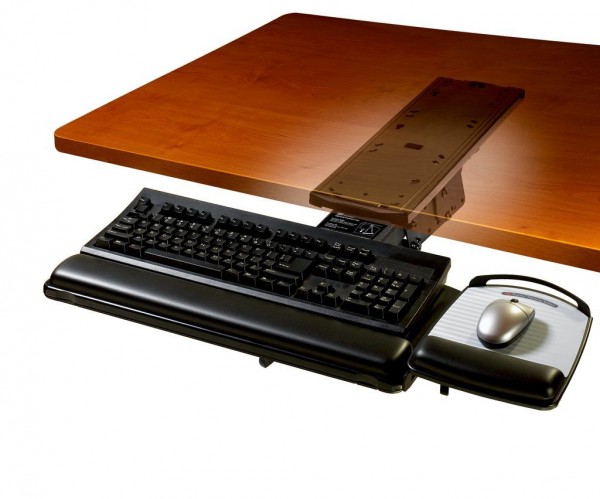 3M™ Adjustable Keyboard Tray, AKT101LE, Adjustable Platform, 11.7 in x 24.4 in x 7.2 in