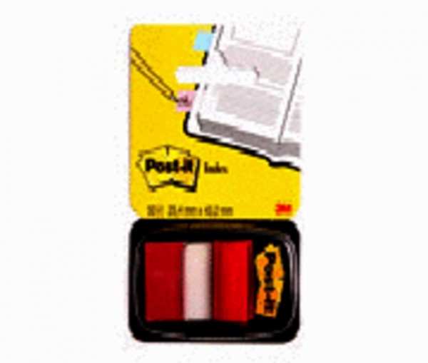 Post-it® Flags 680-1 (36) 1 in x 1.7 in (25,4 mm x 43,2 mm) Red 50/dispenser