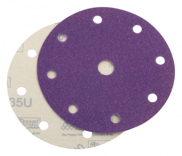 3M™ Hookit™ Paper D/F Disc 735U, 6 in x 11/16 in 8 Holes P220 C-weight, 250 per case