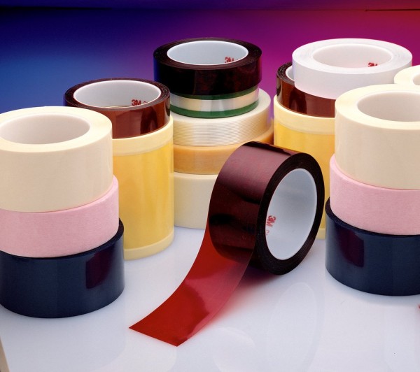 3M™ Polyester Film Tape 850 Transparent, 1/2 in x 360 yd, 18 per case