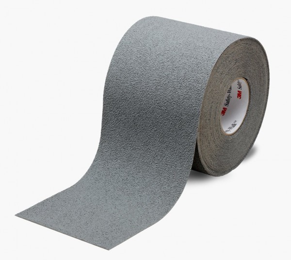 3M™ Safety-Walk™ Slip-Resistant Medium Resilient Tapes and Treads 370, Gray, 6 in x 60 ft, Roll, 1/case