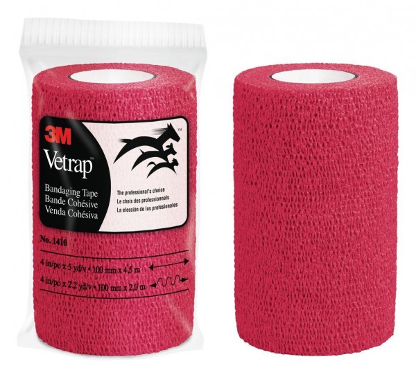 3M™ Vetrap™ Bandaging Tape Bulk Pack, 1410R Bulk Red