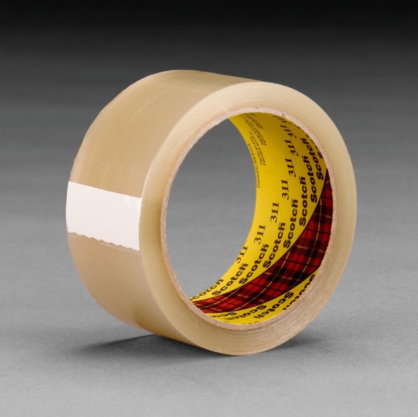 Scotch® Box Sealing Tape 311 Clear, 48 mm x 100 m, 36 rolls per case Bulk