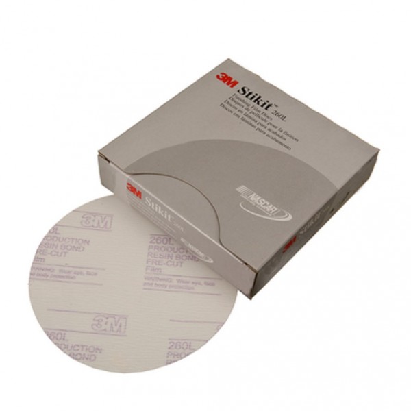 3M™ Stikit™ Finishing Film Disc, 83678, 5 in, P600, 100 discs per box, 4 boxes per case