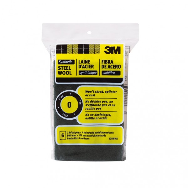 3M™ Synthetic Steel Wool Pads, 10118NA, #0 Fine