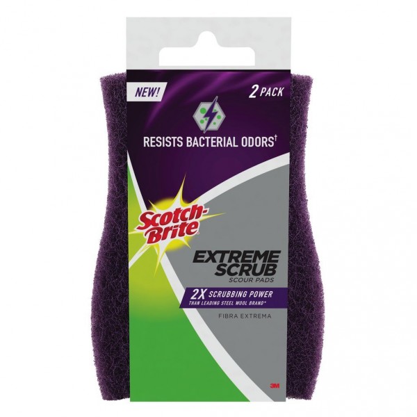 Scotch-Brite® Extreme Scrub Scour Pad 77222, 12/2