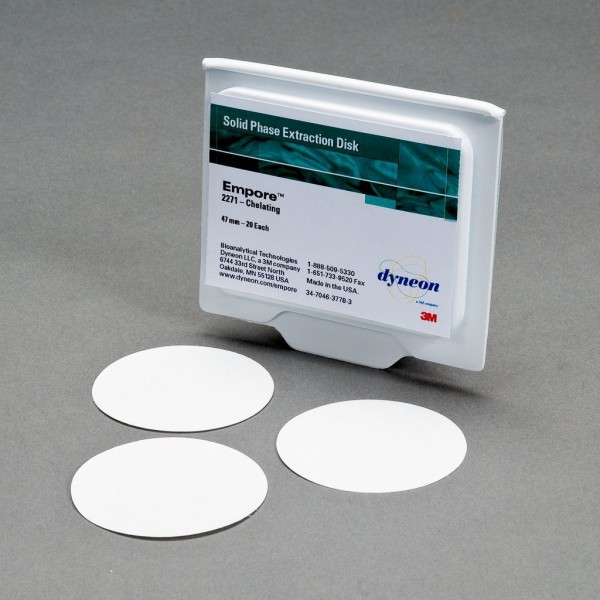 3M™ Empore™ Discs, Model 2271, 47 mm, Chelating Extraction, 20 per pack, 3 packs per case