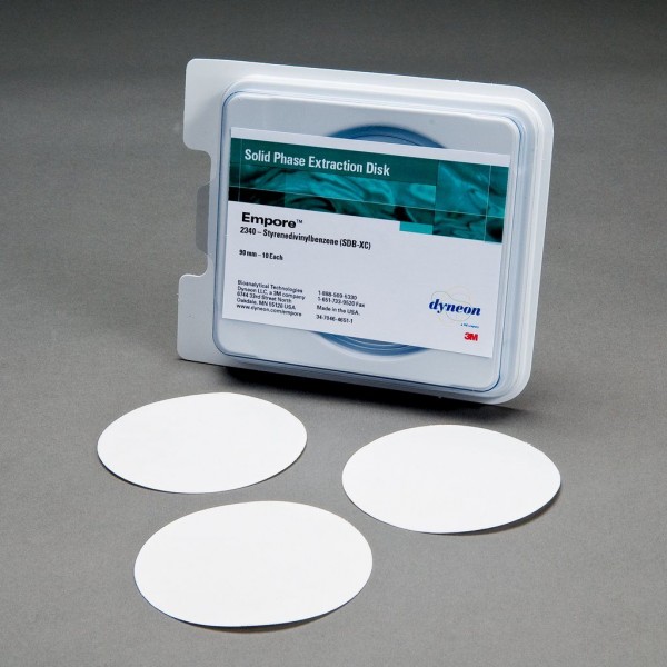 3M™ Empore™ Discs, Model 2340, 90 mm, SDB-XC, 10 pack, 3 packs per case