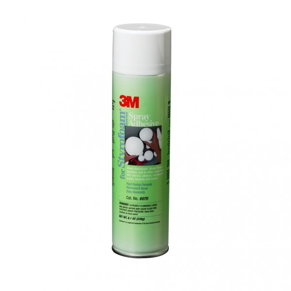 3M™ Spray Adhesive 6070, for Styrofoam® Brand Foam, 8.1 oz