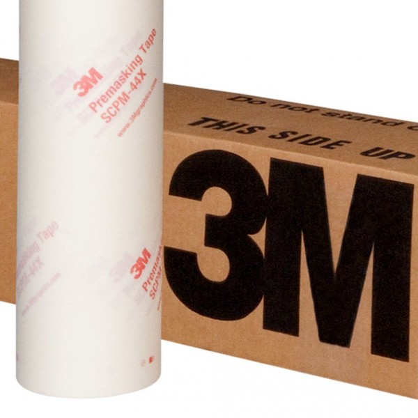 3M™ Premasking Tape SCPM-44X, 4 rolls/carton, 12 in x 100 yd