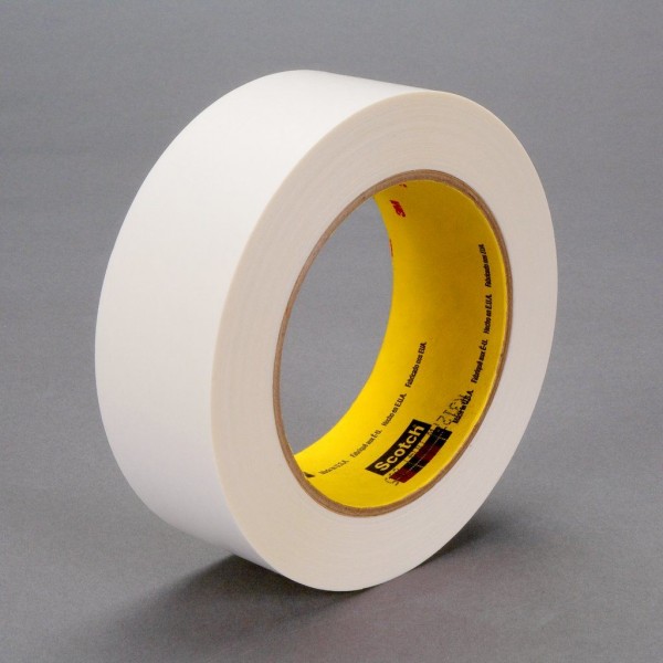 3M™ Repulpable Flatback Tape R3127 White, 12mm x 55m, 72 per case Bulk