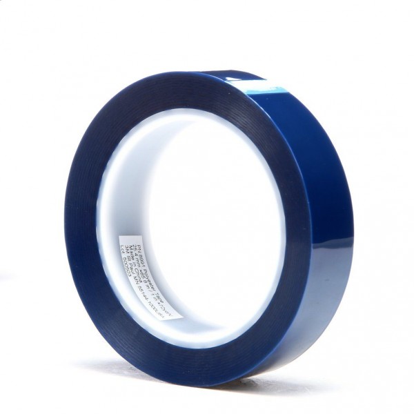 3M™ Polyester Tape 8991 Blue, 1 in x 72 yd 2.4 mil, 36 rolls per case Bulk
