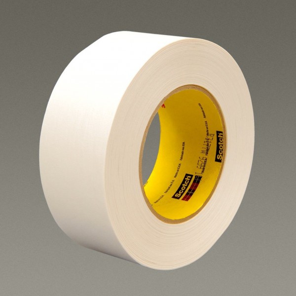 3M™ Repulpable Strong Single Coated Tape R3187 White, 18mm x 55m, 48 per case Bulk