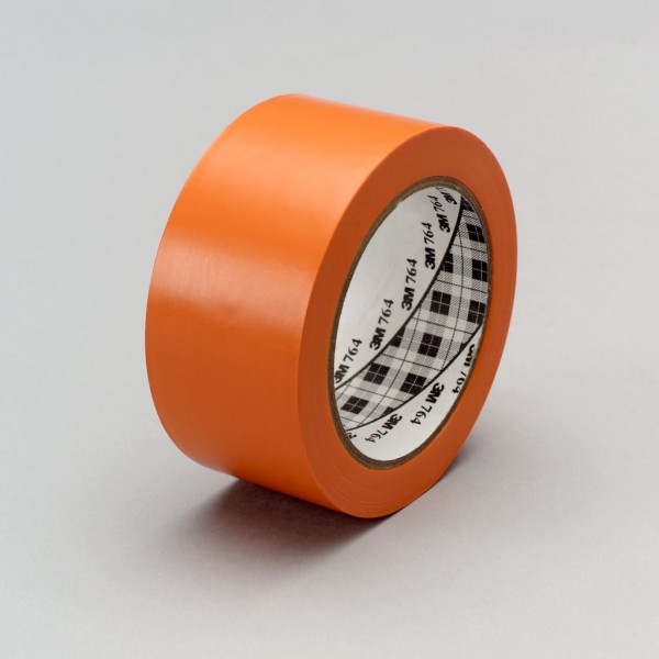 3M™ General Purpose Vinyl Tape 764 Orange, 1 in x 36 yd 5.0 mil, 36 per case Bulk