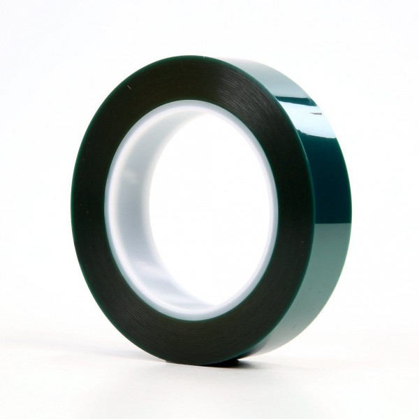 3M™ Polyester Tape 8992 Green, 1 in x 72 yd, 36 rolls per case Bulk