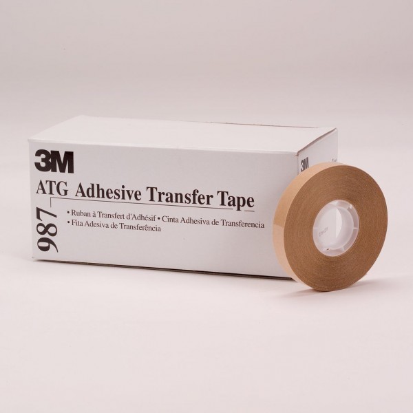 3M™ ATG Adhesive Transfer Tape 987, 0.25 in x 36 yd 2.0 mil, 72 per case