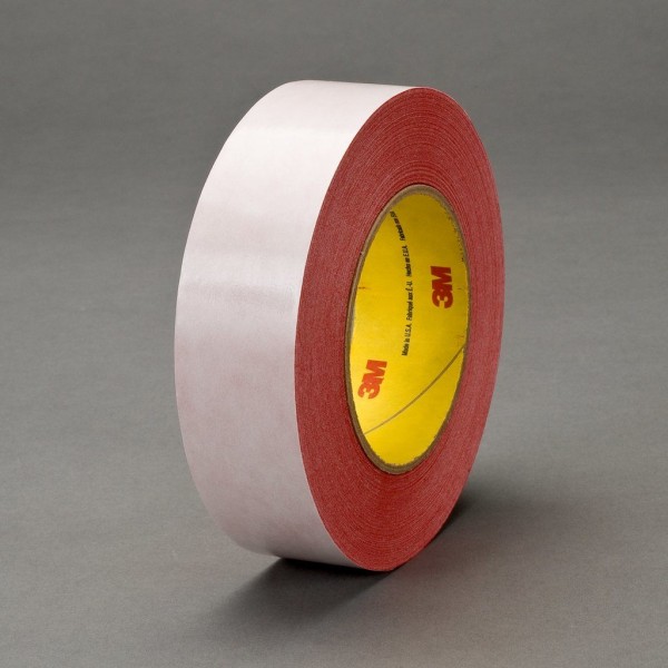 3M™ Double Coated Tape 9737R Red, 12 mm x 55 m, 96 rolls per case