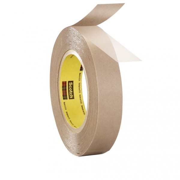 3M™ Double Coated Tape 9832 Clear, 0.5 in x 60 yd 4.8 mil, 72 rolls per case
