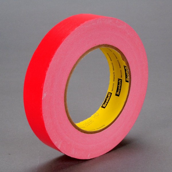 Scotch® Printable Flatback Paper Tape 256 Red, 1 in x 60 yd 6.7 mil, 36 per case Bulk