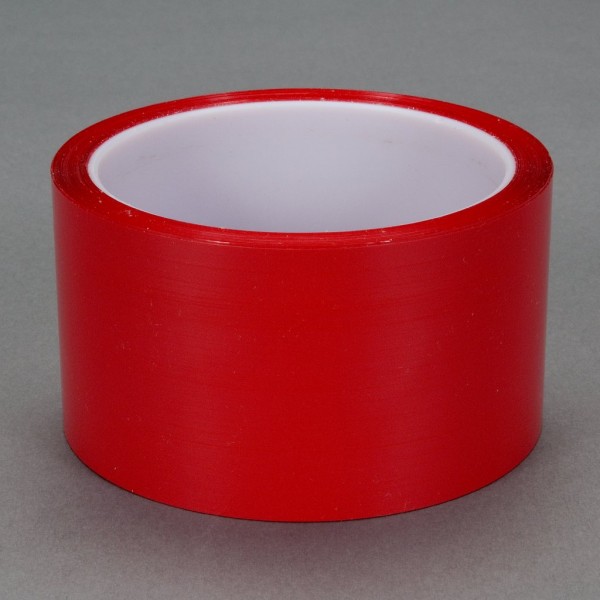 3M™ Polyester Film Tape 850 Red, 2 in x 72 yd 1.9 mil, 24 per case Bulk