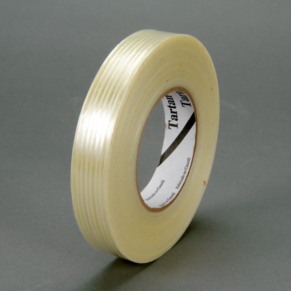 Tartan™ Filament Tape 8932 Clear, 12 mm x 55 m, 72 per case Bulk