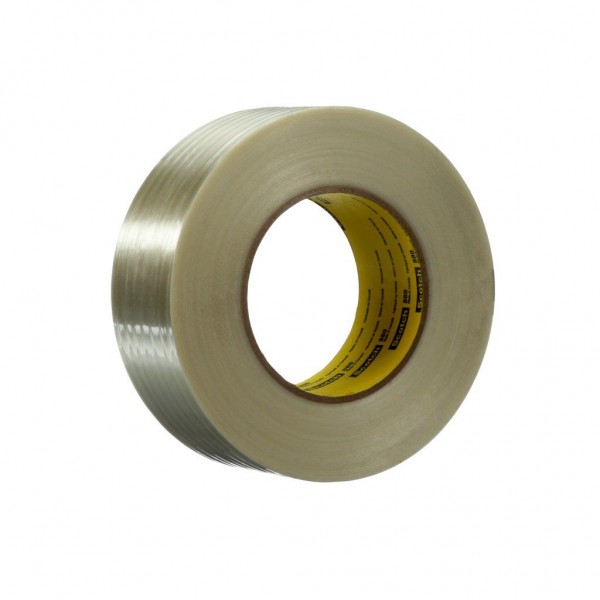 Scotch® Filament Tape 880 Translucent, 72 mm x 55 m, 12 rolls per case