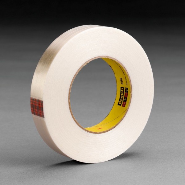 Scotch® Filament Tape 898 Clear, 18 mm x 330 m, 8 per case