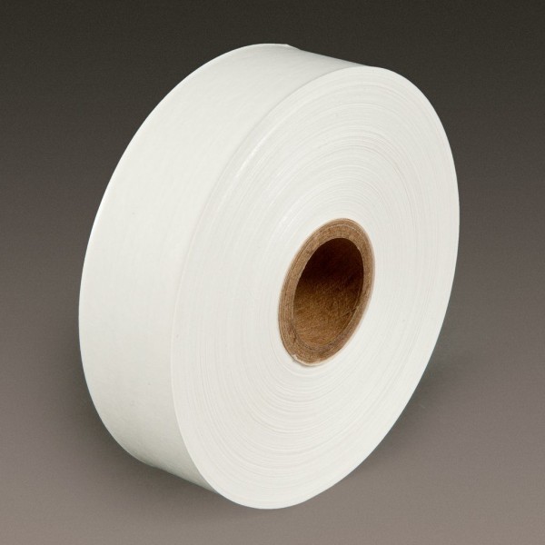 3M™ Water Activated Paper Tape6141 White Light Duty, 1-1/2 in x 500 ft, 20 rolls per case Bulk