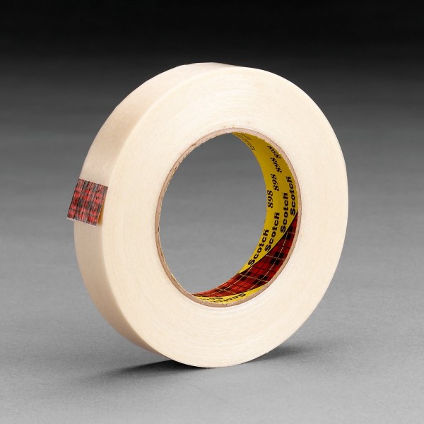 Scotch® Filament Tape 898 Clear Kut, 1512 mm x 55 m, 1 roll per case