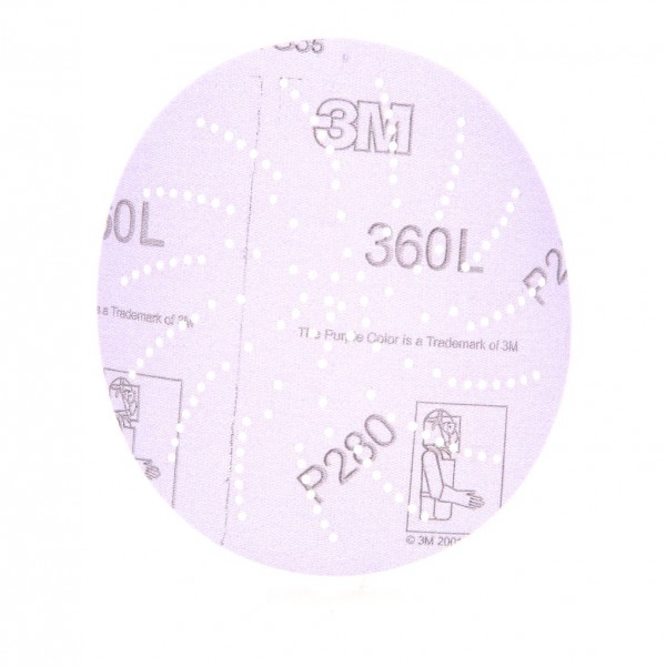 3M™ Hookit™ Clean Sanding Disc 360L, 01706, 5 in P280, 100 per inner 500 per case