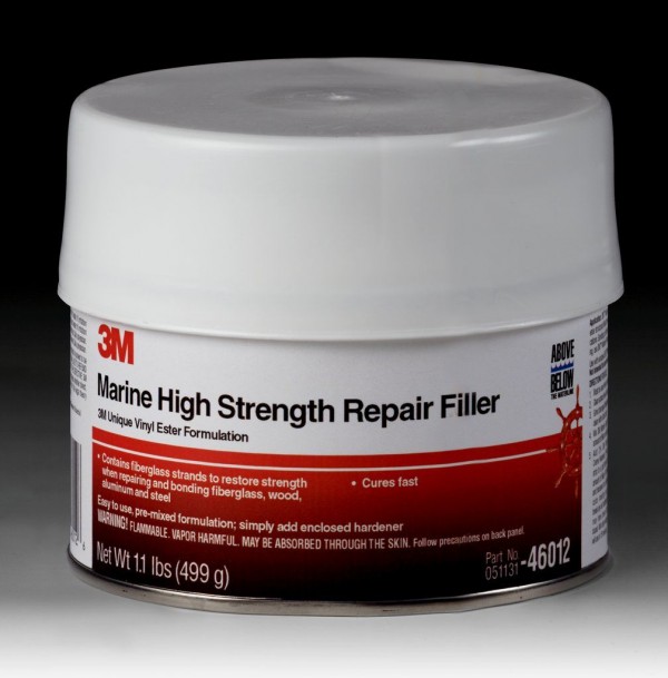 3M™ Marine High Strength Repair Filler, 46012, 1 Pint, 6 per case
